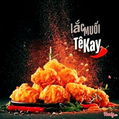 Gà viên lắc tê cay