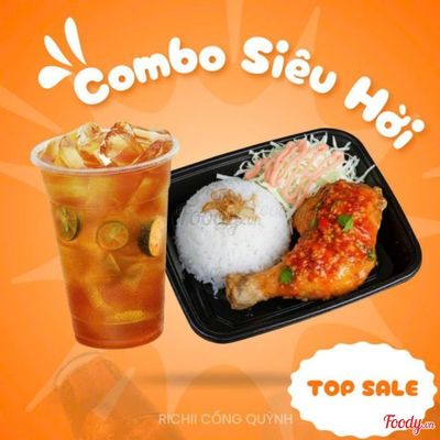 Cơm ĐÙI Góc Tư Sốt + Trà Lài Tắc
