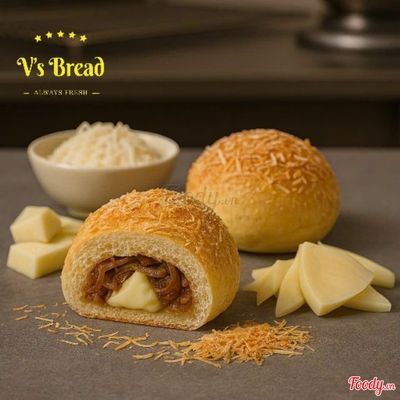 Bánh mì nhân dừa và  Mochi (Coconut Mochi)  - 1 cái
