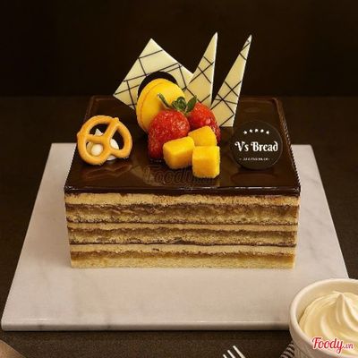 Bánh kem sô-cô-la vani và cà phê (lớn) (Les Opera C) - 1 cái
