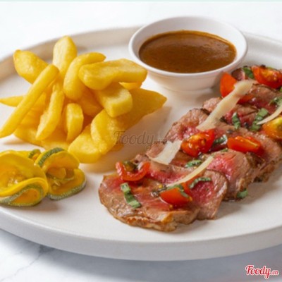 Striploin Steak And Fries