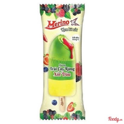Kem trái cây rừng xốt dâu Merino 52g