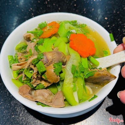 Canh Mướp Nấu Lòng Gà