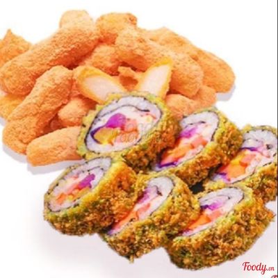 KIMBAP + Bánh gạo lắc phô mai