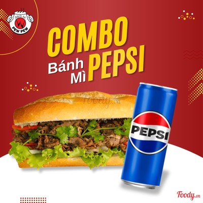 Combo Bánh Mì Thập Cẩm + Pepsi