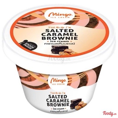 Kem ly Mingo 4OZ brownie caramen muối 120ML