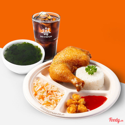 Combo Cơm Gà Góc Tư Chiên Giòn