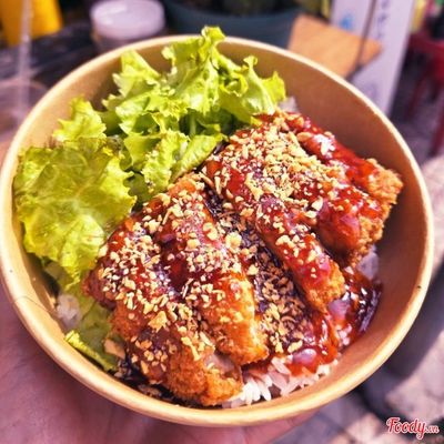 Cơm  Cá Sốt Mắm Tỏi
