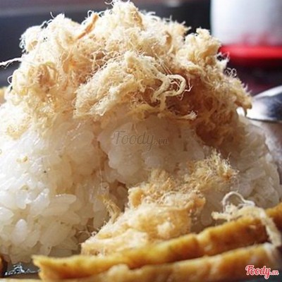 Xôi chà bông chả mỡ