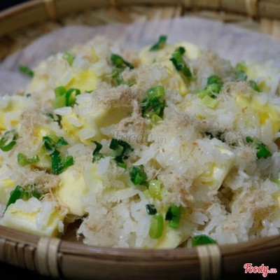 Xôi sắn chà bông