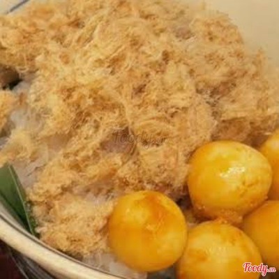 Xôi chà bông trứng non