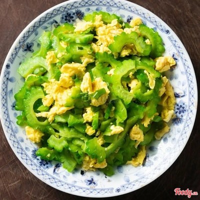 KHỔ QUA XÀO TRỨNG ĂN THÊM