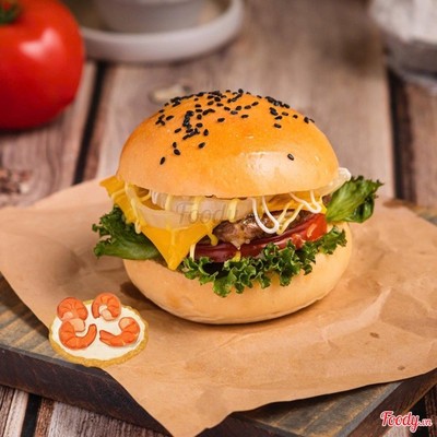 Shrimp Patty Hamburger