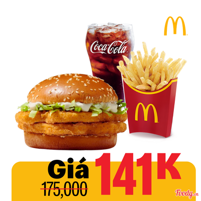 Phần Ăn-Burger Gà Mayo Thượng Hạng