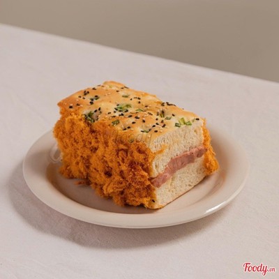 Pork Floss Pate Egg Sauce Bread