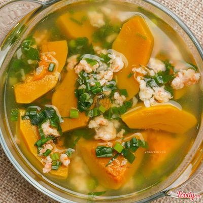 CANH BÍ ĐỎ TÔM BẰM - CHÉN