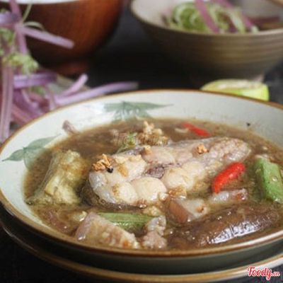 MẮM KHO ĂN KÈM RAU SỐNG