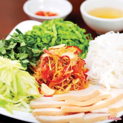 BÚN THỊT LUỘC MẮM THÁI
