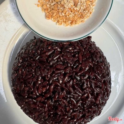 CƠM LỨT TÍM DẺO - MUỐI MÈ