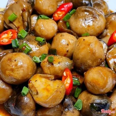 NẤM RƠM KHO CHAY