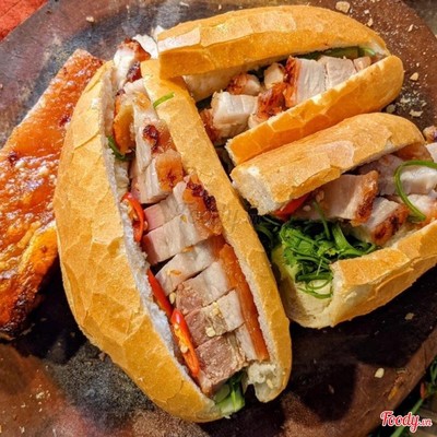 5 BÁNH MÌ HEO QUAY tặng 1 chai pepsi