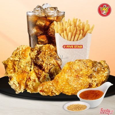 2 Gà Xốt Mắm Tỏi + Khoai Tây + Pepsi