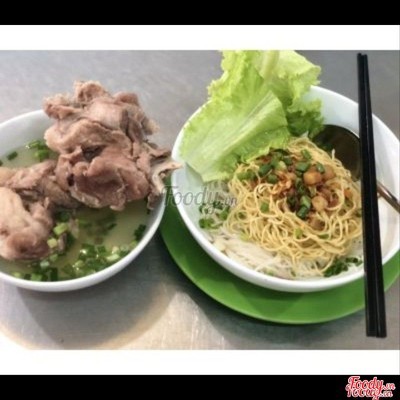 Hủ Tiếu Khô Xí Quách + Pepsi
