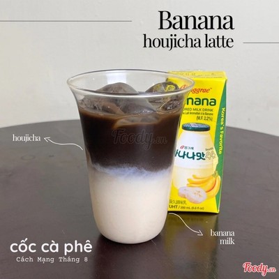 Houjicha sữa chuối