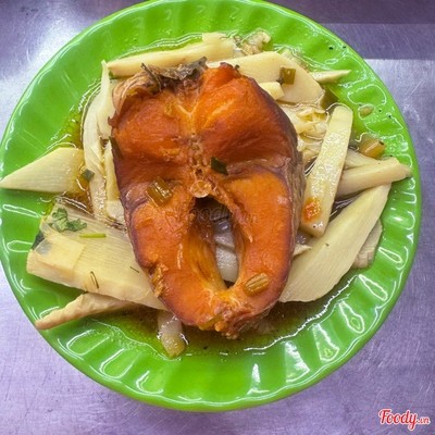 CƠM CÁ LÓC KHO  MĂNG