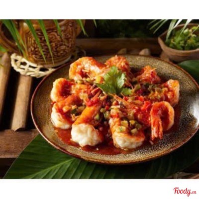 Ca Mau tiger prawns stir-fried with tamarind sauce/ Tôm sú Cà Mau rang me