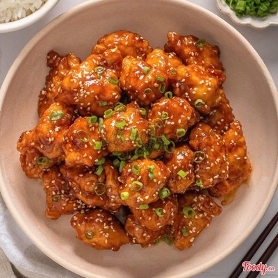 Gà viên tắm mắm