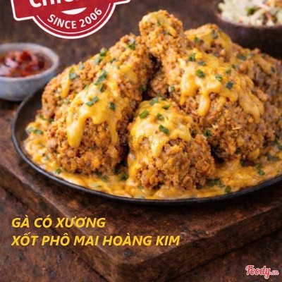 Gà có xương xốt pho mai hoàng kim ( half)