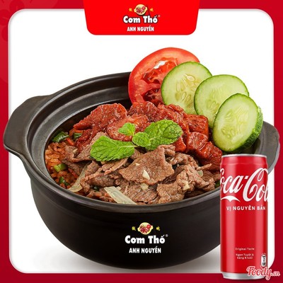 Combo Thố Bò Xá Xíu + Coca