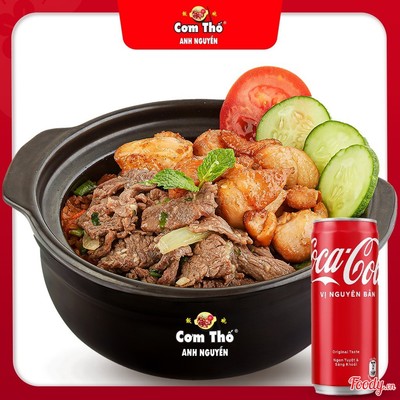 Combo Thố Bò Gà + Coca
