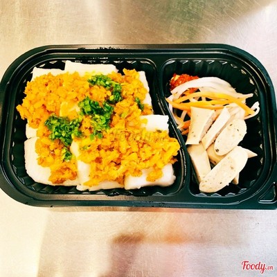 Bánh đúc ổ mặn-có chả