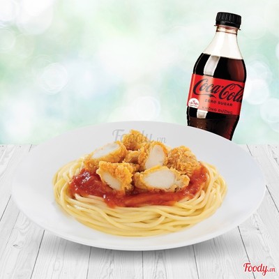 Combo Mỳ Ý Gà Giòn Không Xương