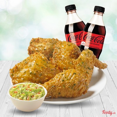Combo 04 Miếng Gà Sốt Bơ Tỏi Và Thảo Mộc