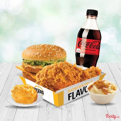 Combo Gà Rán & Burger Zesty Crunch