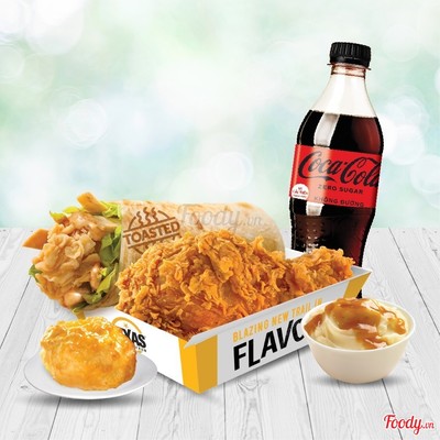Combo Gà Rán & Bánh cuộn Zesty Crunch