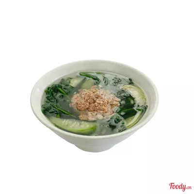 Canh cua rau mồng tơi