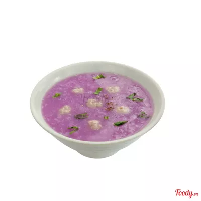 Canh khoai mỡ nấu thịt bằm