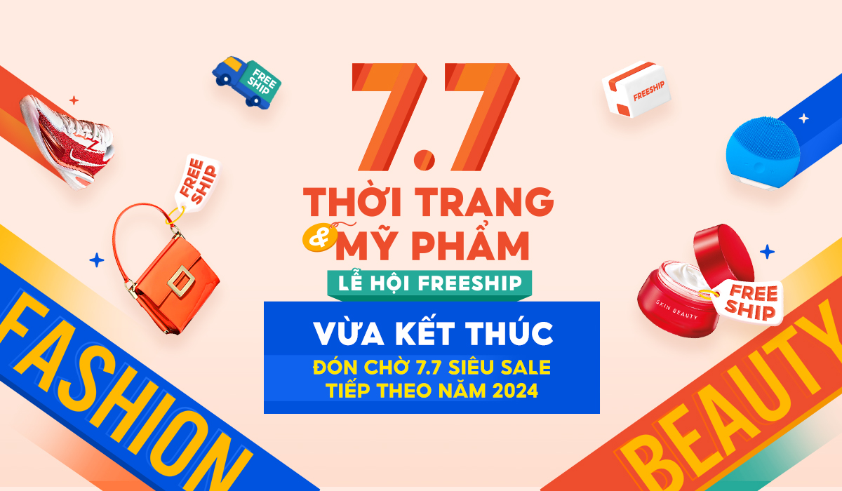 Shopee Cảm Ơn Sale 77 Thời Trang And Mỹ Phẩm Shopee Việt Nam