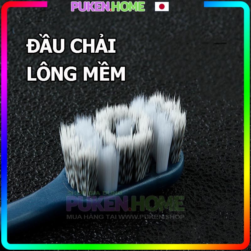 Bàn chải đánh răng LỐC XOÁY kháng khuẩn, đánh răng siêu sạch, lông mềm và trung bình