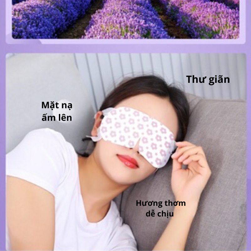 Mặt Nạ Mắt Nóng Yunben Thư Giãn, Chống Mỏi Mắt, Mặt Nạ Chườm Nóng Giảm Căng Thẳng, Giảm Cuồng Thâm Mix Mùi Ngẫu Nhiên