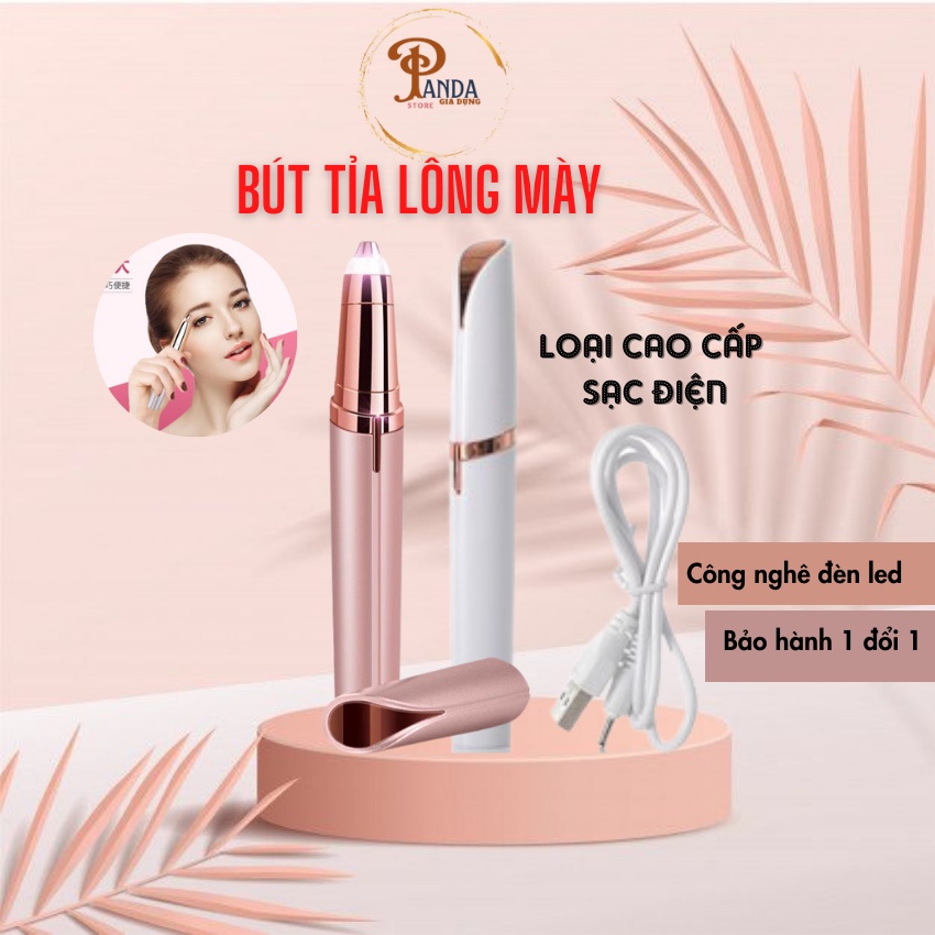 Bút Tỉa Lông Mày Sạc Tích Điện Cao Cấp, Máy tỉa Cạo Lông Mày Nhỏ Gọn, Tiện Dụng Cho Nữ