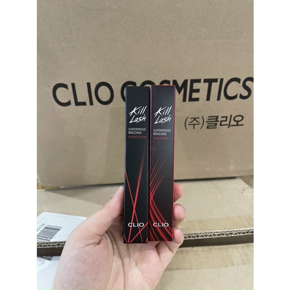 Mascara Làm Cong Mi, Chống Trôi Clio Kill Lash Superproof Mascara 7g