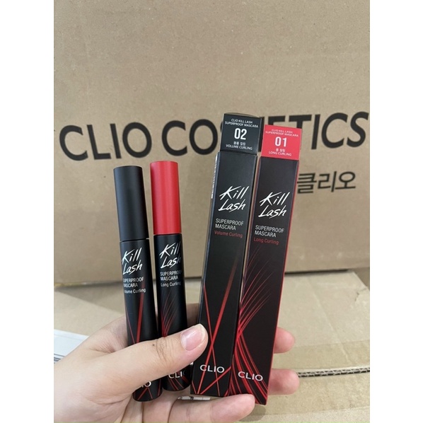 Mascara Làm Cong Mi, Chống Trôi Clio Kill Lash Superproof Mascara 7g