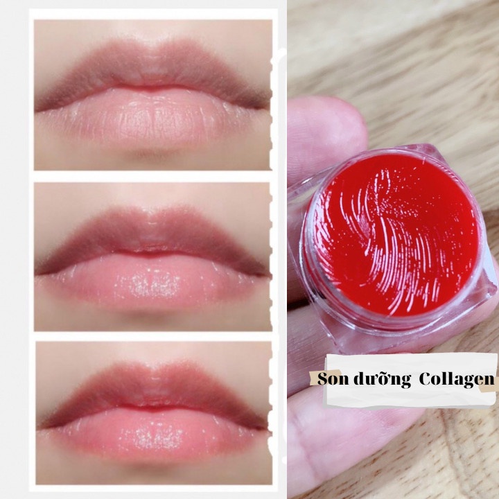 Son Dưỡng Môi Collagen, Khử Thâm Môi, Dưỡng Môi Mềm Mại, Kích Màu Môi Sau Phun Xăm [Phiên Bản Mới]