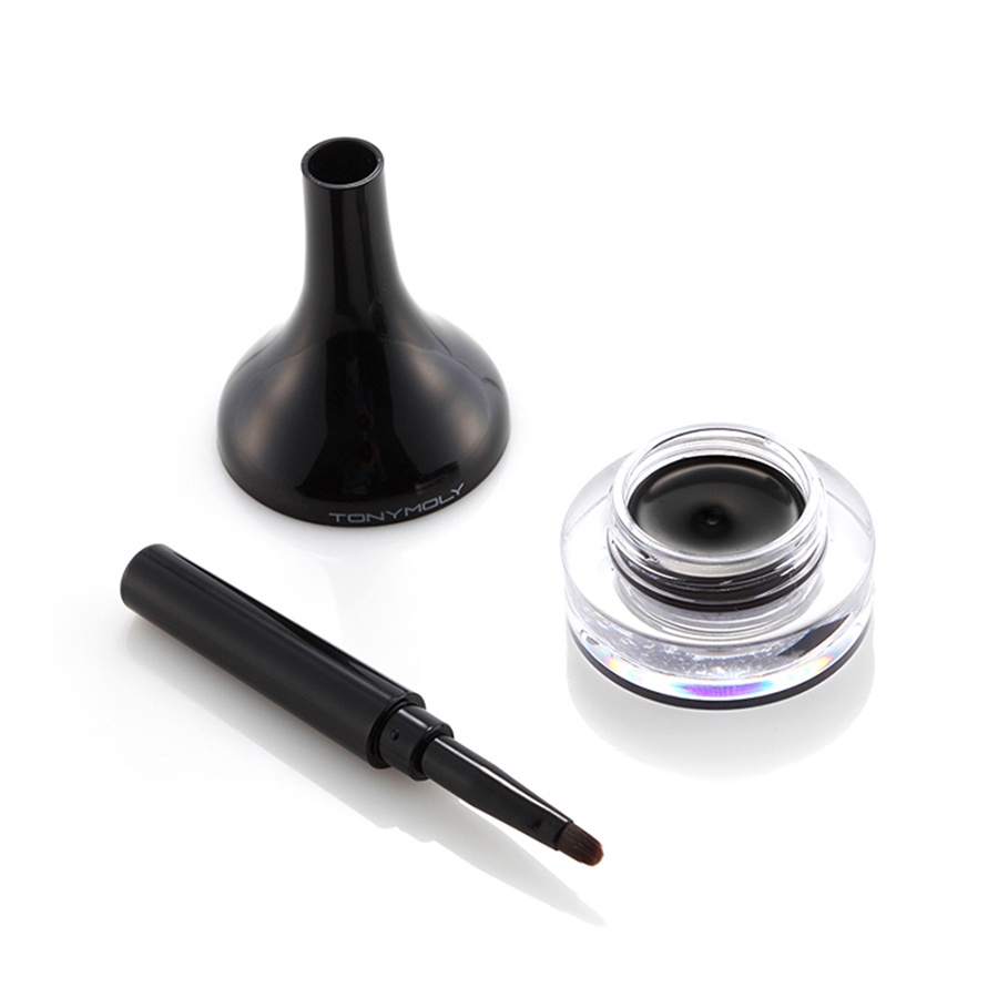 Gel Kẻ Mắt Tony Moly Backstage Gel Eyeliner Màu Đen Màu Nâu, Chống Nước, Lâu Trôi, Dễ Kẻ