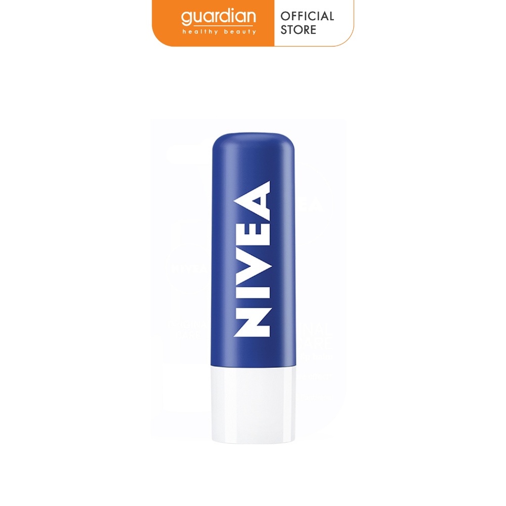 Son Dưỡng Ẩm Chuyên Sâu Nivea Original Care Caring Lip Balm 4,8Gr